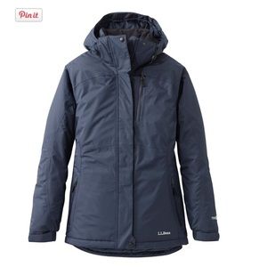 Vintage LL Bean Insulated Winter Jacket - Color: Navy